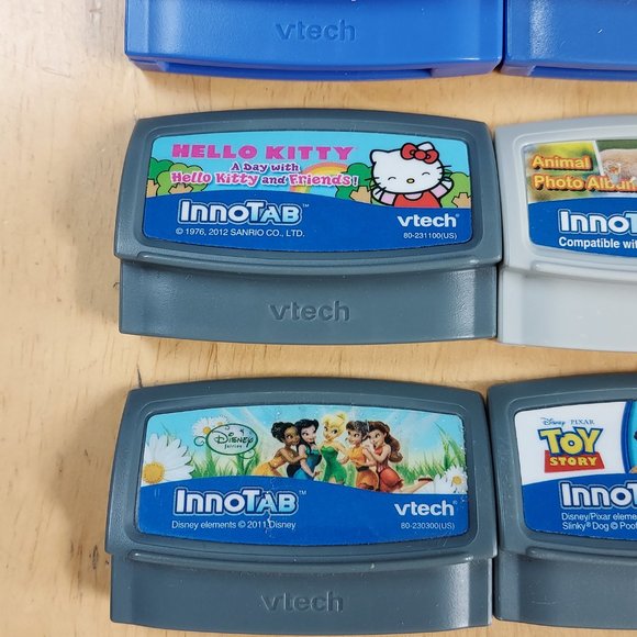 VTECH INNOTAB FUN KIDS GAMES LOT DISNEY, HELLO KITTY, TOY STORY, FAIRIES, BRAVE - Picture 2 of 9